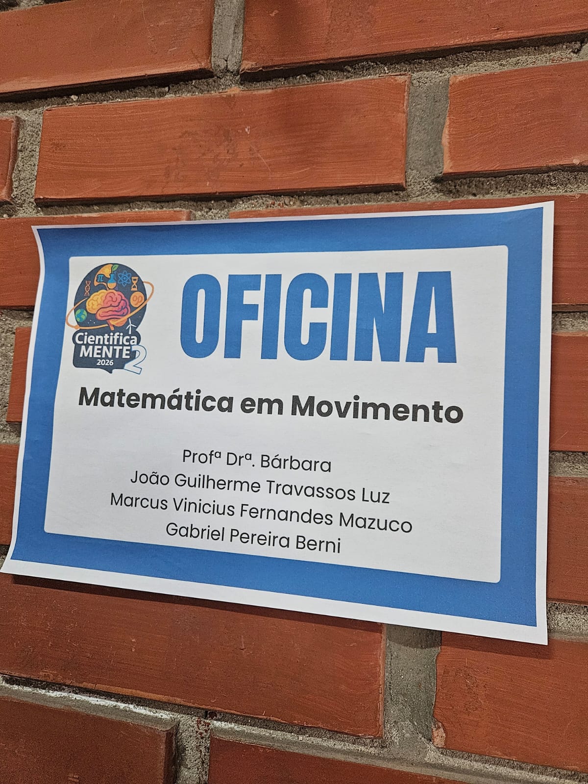Estudantes participam da oficina de Matemática e programação