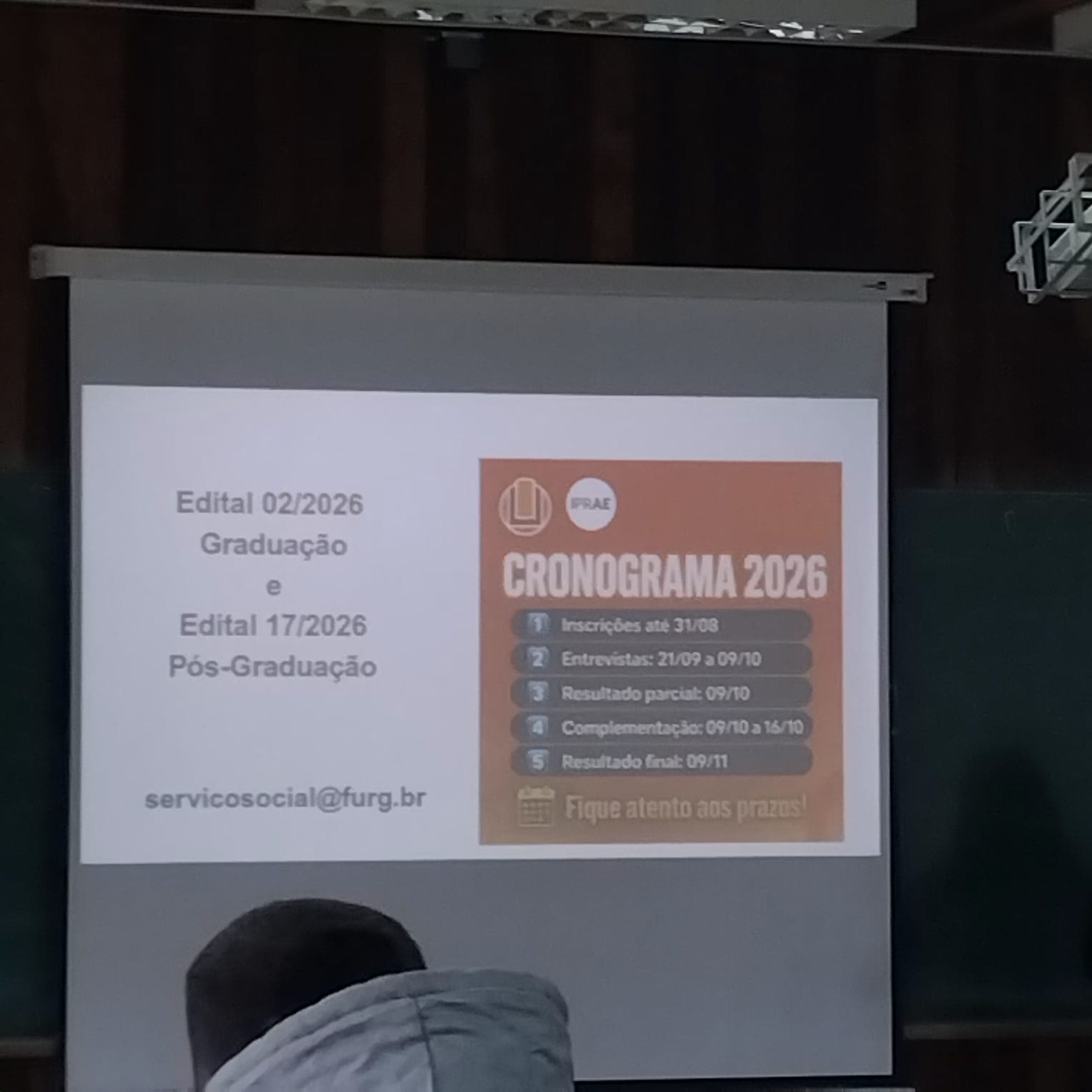PRAE apresenta ações de assistência estudantil no C3 - imagem 2